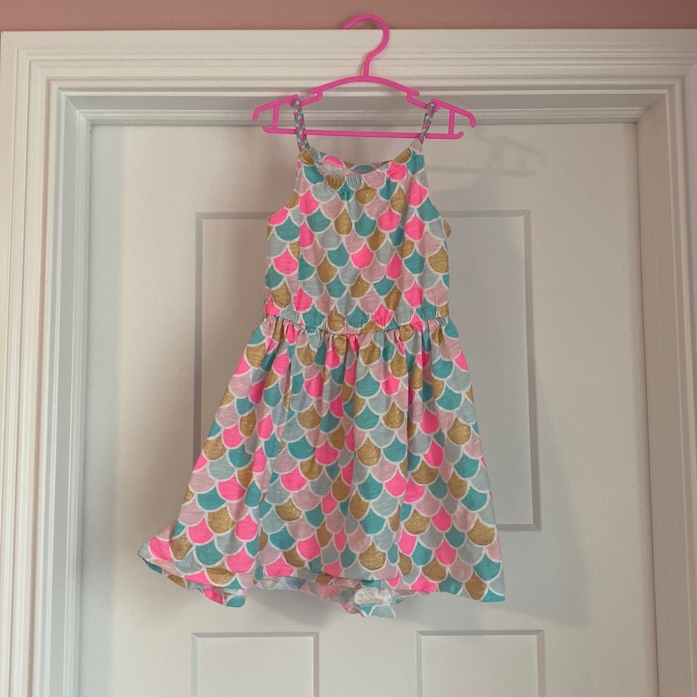 Carters mermaid print dress